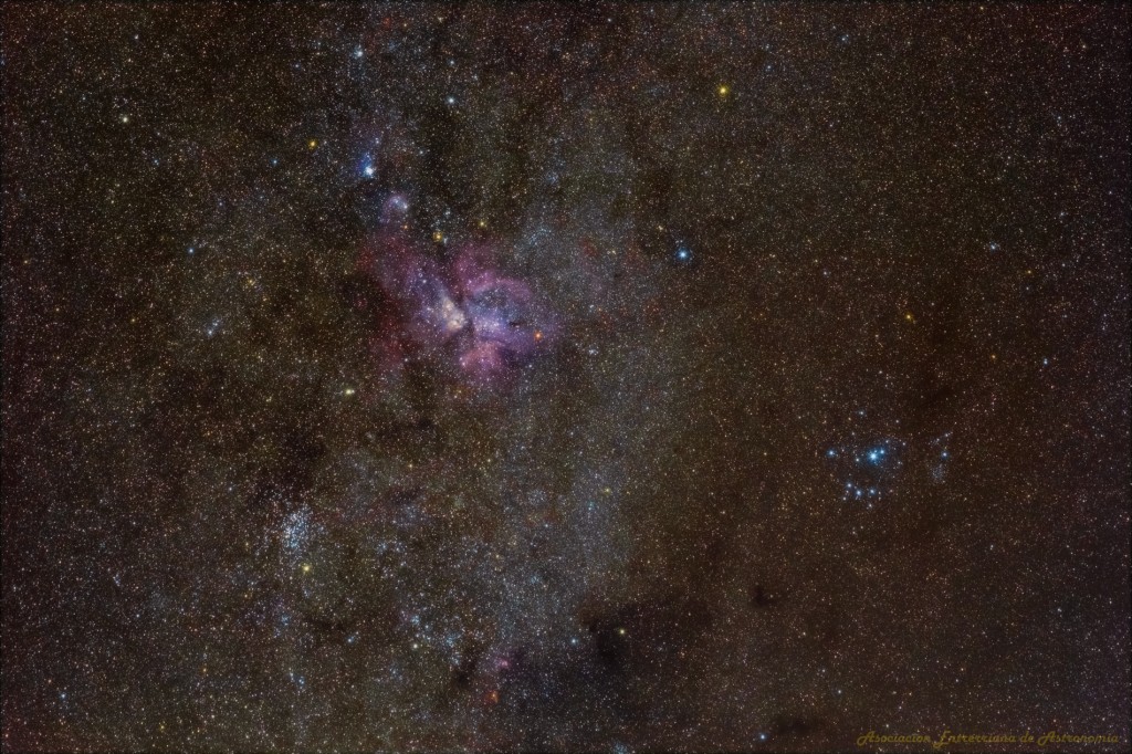 Zona de Carina, NGC2516 e IC 2602
